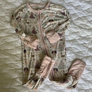 Emerson&friends 12-18 M Convertible Footie Romper Pajamas